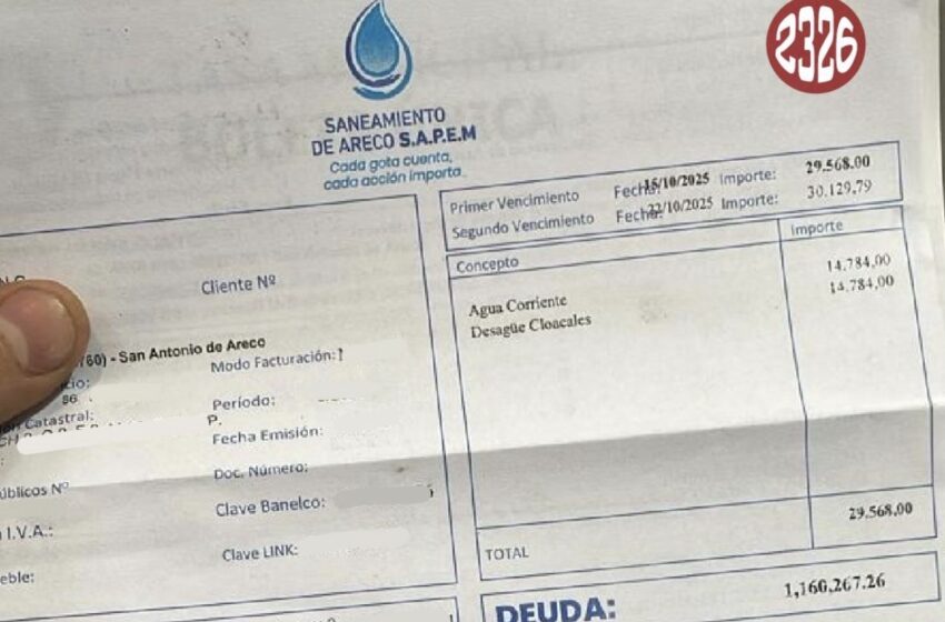  Ratto advirtió que desde febrero Sanear podrá cortarle el servicio de agua a quienes presenten deudas