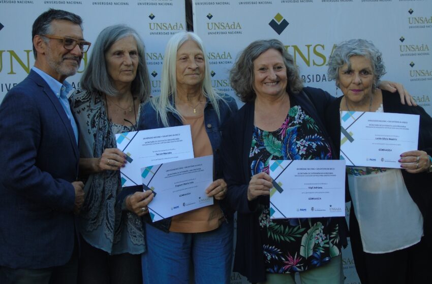 Cierre del ciclo de talleres 2024 para adultos mayores en la UNSAdA