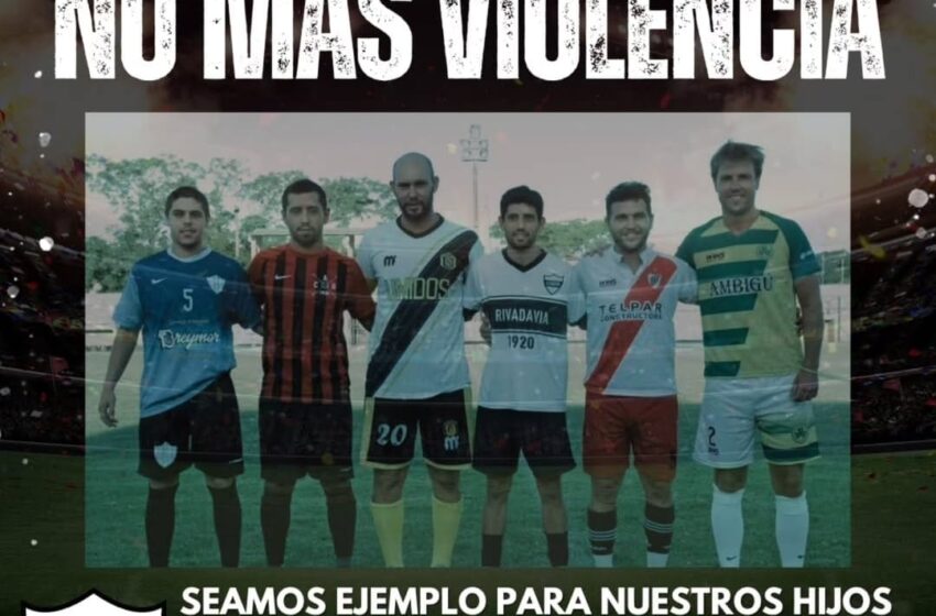  Los clubes también le dicen No a la violencia