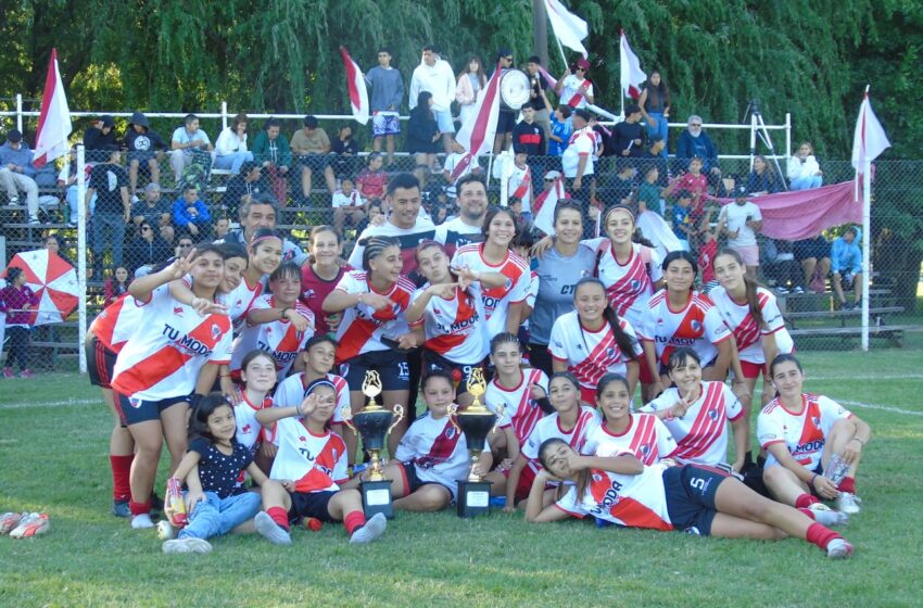  Futbol femenino: River arrasó en todas las categorías