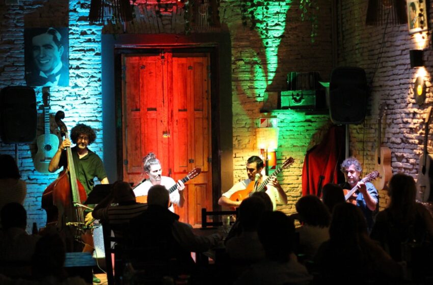  El Cuarteto La Grela descolló en Barril Pub