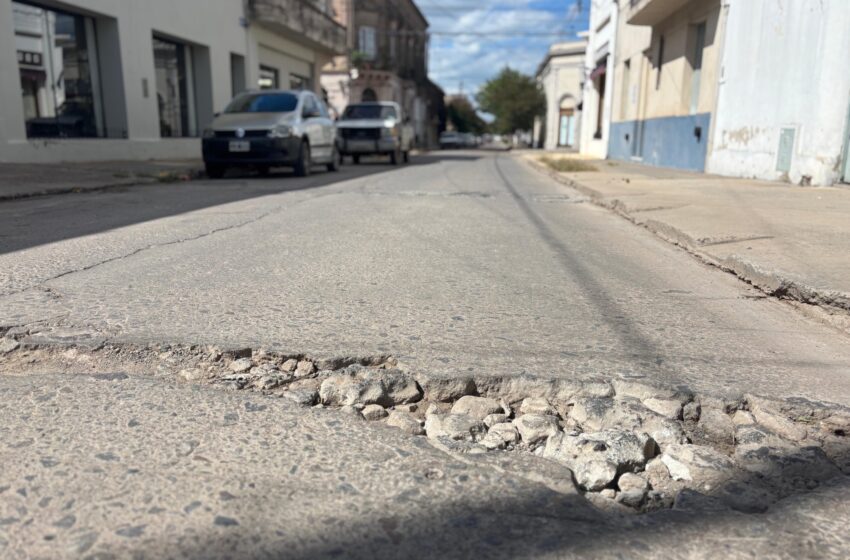  Los pozos del centro y el peligro de circular por la ciudad