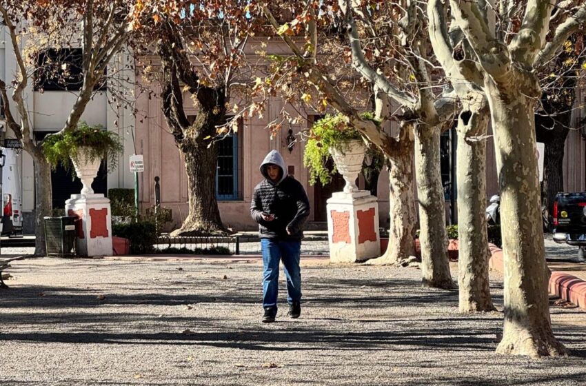  Frío intenso en Areco: temperaturas mínimas bajo cero pero con sol